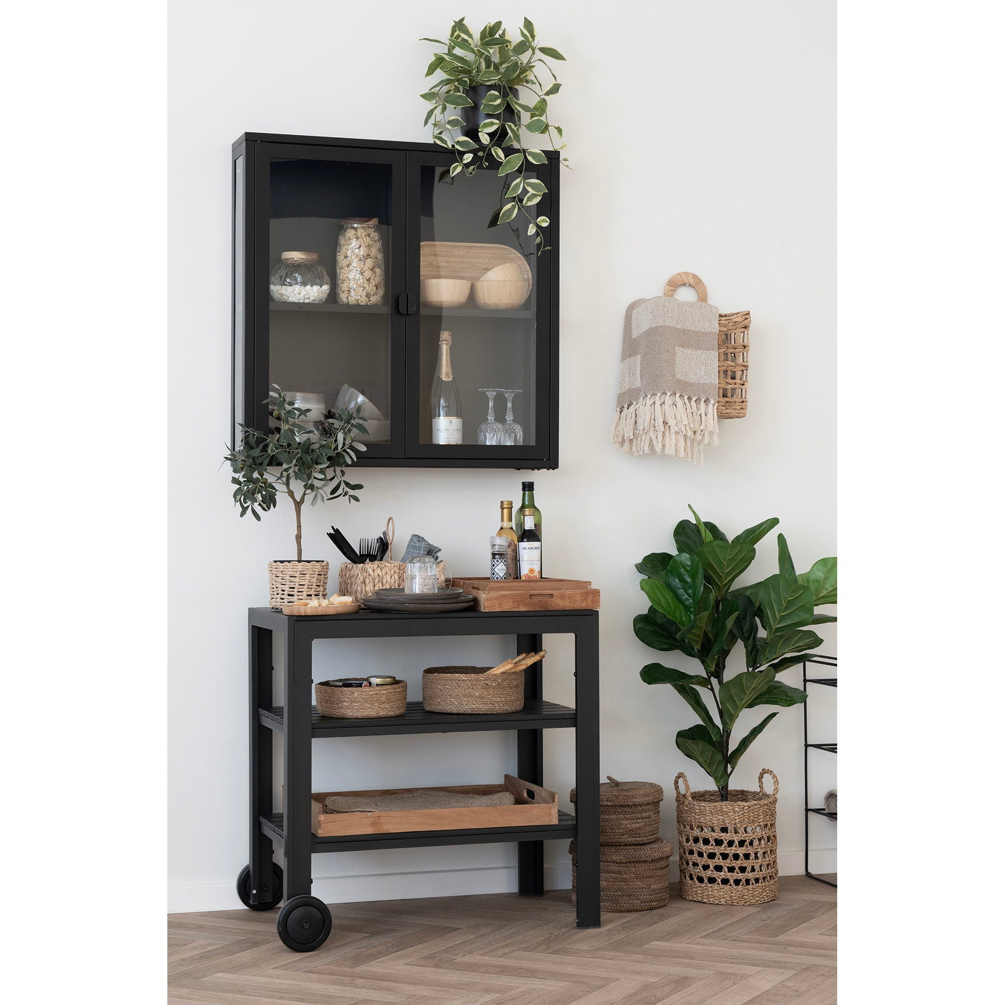 Faro – Tablett aus Teakholz, natur, 58×38 cm